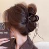 Pinza para el pelo con lazo simple, Pasador grande para mujer, Nuevo estilo 2025, Para recogidos en la parte trasera de la cabeza, Otoño e Invierno, Pinza de tiburón de alta gama