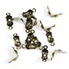 Tubo de posicionamiento de cierre de metal multicolor galvanizado transfronterizo, tubo en forma de U, cuenta abierta, accesorios para joyería de collar y pulsera hechos a mano para DIY