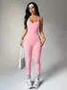 Amazon Shein Transfronterizo En Stock y Estilo Europeo y Americano Verano Nuevo Mono Estampado de Leopardo Yoga Sexy Cuello en V Espalda Descubierta