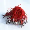 Accesorios de joyería autoproducidos, cuerda colorida para teléfono móvil, paquete de materiales para colgante de teléfono móvil hecho a mano DIY, venta al por mayor.