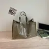 Bolsa Tote de PVC Transparente Cor Verde Musgo Estilo Coreano Ins Estilo Tendência Atmosfera Cool e Elegante para Mulher Bolsa de Ombro Único para o Trabalho