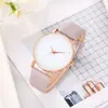 Reloj de Moda de Lujo para Mujer Reloj de Cuero para Dama Sencillo Brazalete de Cuarzo Reloj de Pulsera Reloj para Mujer