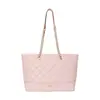 Bolsa tote pequena estilo retrô para mulheres, nova coleção 2026, com design de corrente em padrão de losangos, grande capacidade, moderna e versátil, pode ser carregada na mão ou usada como bolsa de ombro
