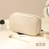 Bolsa Cosmética de Terciopelo de Seda Personalizada, Bolsa de Almacenamiento Cosmético Portátil de Gran Capacidad, Bolsa de Almacenamiento para Viajes y Salidas