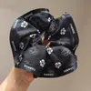 Lazo para el cabello suave y de alta gama, Moño para el cabello estilo perezoso, Estampado de leopardo Nuevo Scrunchie Grande 2026