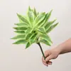 Bambu da Sorte Simulado Decoração de Interiores para Casa Decoração Suave Bambu Lírio Decoração de Entrada Planta Artificial Ornamento Micro Paisagismo Planta Verde