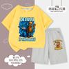 Conjunto de Camiseta de Manga Corta y Shorts de Algodón con Estampado de Verano de Moda Ropa Infantil Ins