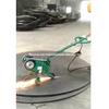 Lixadeira de Fita Tipo Carrinho Elétrico para Desbaste Plano de Costuras de Solda em Chapas de Aço, Máquina Polidora de Chapas Metálicas de Grau Industrial