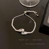 Pulsera de Borla Deslizante de Serpiente Super Brillante para Mujeres en su Año de Nacimiento, Joyería de Mano con Diseño de Nicho de Lujo Ligero