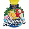 Medalha de Metal Esportiva Personalizada Criativa para Maratonas Liga de Zinco Medalha de Evento de Futebol Basquete Insígnia Personalização