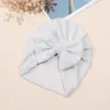 Sombrero de Punto con Lazo Estilo Nuevo Europeo y Americano Sombrero Indio de Alta Elasticidad para Bebé Sombrero Fetal para Recién Nacido Sombrero Brillante Plateado Claro para Niños