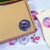 Pegatinas Redondas Listas para Sellar Plantas y Flores de 1.5 pulgadas Pegatinas Decorativas de Agradecimiento