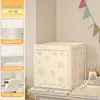 Caja de Almacenamiento para Libros Caja Plegable para Libros Caja de Almacenamiento para Libros para Dormitorio de Estudiantes Estantería para el Hogar Caja Transparente de Múltiples Niveles para Libros