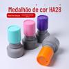 Dongguan fabricantes HA28 cor de plástico pequeno redondo carimbo brinquedos infantis carimbo material spot atacado