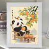 Nueva Pintura de Diamantes para Niños DIY Panda Punto Diamante Pegatina Arte en Stock para Entrega Rápida Decoración de Sala de Estar Dormitorio Pintura