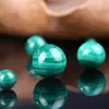 Coleção Cen Grau Malachite Natural Contas Soltas Pulseira de Contas Redondas Joias DIY Pulseira de Contas de Buda Acessórios 4-12mm Contas