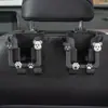 Gancho para Coche Cuatro en Uno Gancho para Asiento de Coche Portavasos Trasero Multifunción Gancho para Asiento Trasero de Coche