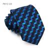 Gravata Masculina Negócios Moda Britânica Listra Diagonal Laranja 8cm de Largura Camisa Social Casual Noivo Casamento Tendência