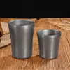Taza Retro de Acero Inoxidable 304, de Doble Pared, Estilo Vintage, Anti-quemaduras, Taza de Té para Restaurante, Taza de Cerveza Anti-caídas, Taza para Bebidas