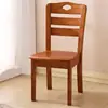 Taburete con respaldo, silla doméstica de madera maciza con respaldo, silla de oficina, silla de comedor de estilo chino moderno, silla para escritorio de mahjong
