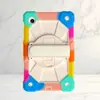 Funda Adecuada para Tableta Samsung A11 Tab 8.7 Pulgadas 2025 Cubierta Protectora de Silicona Samsung X115 Correa para la Muñeca Funda Dura Anticaídas