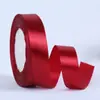Cinta Ensanchada, Cinta de Colores, Cinta de Satén, Caja de Regalo, Empaque de Flores, Caja para Pasteles, Cinta Adhesiva de Embalaje, Cinta de Satén con Borde de 2.5 cm