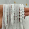 Ábaco cuentas espaciadoras piezas espaciadoras planas cuentas para ensartar cuentas de disco de vidrio accesorios para joyería pulsera DIY collar cuentas productos semiacabados al por mayor