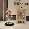 Regalo de Cumpleaños para Niñas Regalo del Festival Qixi Día de San Valentín para Novia Mejor Amiga Amigo Adorno de Ramo de Rosas Preservadas Sincero
