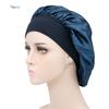 Nueva Gorra de Dormir de Ala Ancha de Color Puro, Gorra de Cuidado del Cabello Elástica de Moda para Mujer, Gorra de Quimioterapia de Satén, Gorra de Lavado Venta Directa de Fábrica