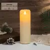 Controle Remoto para Concerto Vela Artificial Oscilante Guia de Confissão Luz de Atmosfera para Jantar Vela Recarregável Digital USB