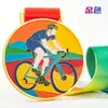 Medallas metálicas para eventos deportivos, competiciones de ciclismo en el campus, medallas de bicicleta, medallas de aleación, venta directa del fabricante