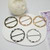 Accesorio de Ropa Versátil para Ceñir la Cintura para Mujer, Camiseta con Nudo en el Dobladillo, Hebilla Redonda, Pinza para Bufanda, Aleación de Zinc