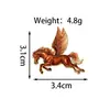 Broche Creativo de Aleación Caballo Volador Transfronterizo Insignia Conmemorativa del Año del Caballo Dibujos Animados Accesorio para Ropa Mochila