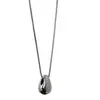 Collar Metálico Liso Ajustable Color Duradero Gotita de Agua Estilo Moderno Cadena para Suéter Gargantilla Accesorio Decorativo Nuevo Estilo Otoño e Invierno