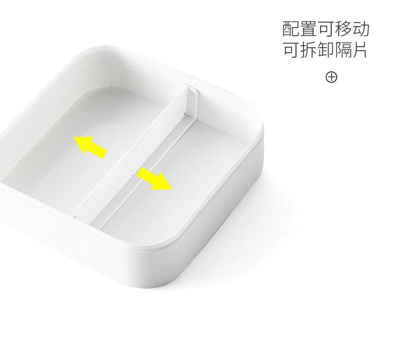 日式双层饭盒分隔上班族打包午饭午餐盒可爱学生儿童便当盒带餐具