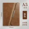 Conjunto de Caixa de Presente para Caderno de Negócios com Fivela, Papelaria de Bloco de Notas A5, Cadernos Atacado com 70% de Desconto, Caixa de Presente com Impressão de Logotipo Personalizado