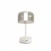 Lámpara portátil de lujo europeo estilo nórdico con interruptor táctil, luz ambiental recargable para mesita de noche de dormitorio, luz nocturna, lámpara de mesa decorativa
