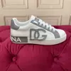 Tênis Casuais Esportivos D de Couro Genuíno de Alta Qualidade para Homens Tendência Sapatos Baixos de Couro para Homens Sapatos de Couro de Comércio Exterior Tendência Feminina