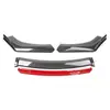 Modificación de Coche Universal Patrón de Fibra de Carbono Spoiler Frontal para Cívic de Décima Generación, Lip Frontal Dedicado para Parachoques, Protector de Esquina Anticolisión, Parachoques Delantero