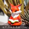 Figuras de Zorro al por Mayor, Zorros de Nueve Colas de Pelo Largo, Accesorios Decorativos para Suculentas, Macetas de Cactus Impermeables y Resistentes al Sol para Paisajismo de Jardín