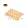 Bandeja de rejilla para pan de madera maciza para uso doméstico, Bandeja rectangular de exhibición hueca para pastelería, Bandeja de rejilla de madera para hornear