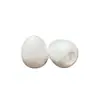 Ovos de Espuma Brancos Sólidos de 6,2 cm Que Ficam em Pé, Ovos Educacionais de Páscoa DIY para Jardim de Infância, Ovos de Espuma