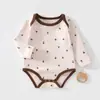 Roupas de Bebê Anyang Roupas para Bebês e Crianças Pequenas Algodão Puro Manga Longa Gola Envelope Fecho de Botão no Gancho Body Macacão para Meninos e Meninas Pijamas de Bebê Macacão de Engatinhar Triângulo