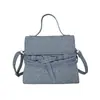 Bolsa de Couro Jeans Doce e Descolada para Mulheres 2026 Nova Bolsa Quadrada Pequena Casual para o Dia a Dia Bolsa Transversal Simples de Verão