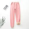 Pantalones de Invierno para Mujer con Forro Polar de Cachemir, Pantalones de Algodón para Exteriores, Otoño e Invierno, Gatito Impreso, Patata Pequeña del Sur de Harbin, Mujer