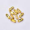 Fundo Dourado 5*15mm Oval Longo Vidro Garra Diamante Ponta Fundo Strass DIY Roupa Sapato Bolsa Decorativa Adesivo Nail Art Diamante Material