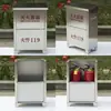 Caja Especial para Extintor de Incendios de Acero Inoxidable 201 Anticorrosión y Antióxido 304 Caja para Extintor de Seguridad contra Incendios Extintor de Incendios de Acero Inoxidable