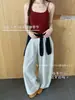 Chaleco Acrílico Dongdaemun 8924 2.0 con Copas, Diseño Fruncido, Corte Ajustado, Top Cálido y Cómodo para Mujer