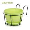 Suporte de Flores para Varanda Prateleira para Grade de Terraço Armazenamento Suporte de Ferro Forjado Planta Suculenta Planta Verde Planta em Vaso Parede Pendurar Vaso de Flores Suporte Pendurado Pendurar