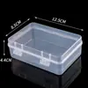 Esponja de aire para polvos de maquillaje directo de fábrica caja de embalaje transparente caja de almacenamiento transparente de metal caja de almacenamiento para equipo de pesca Star Card